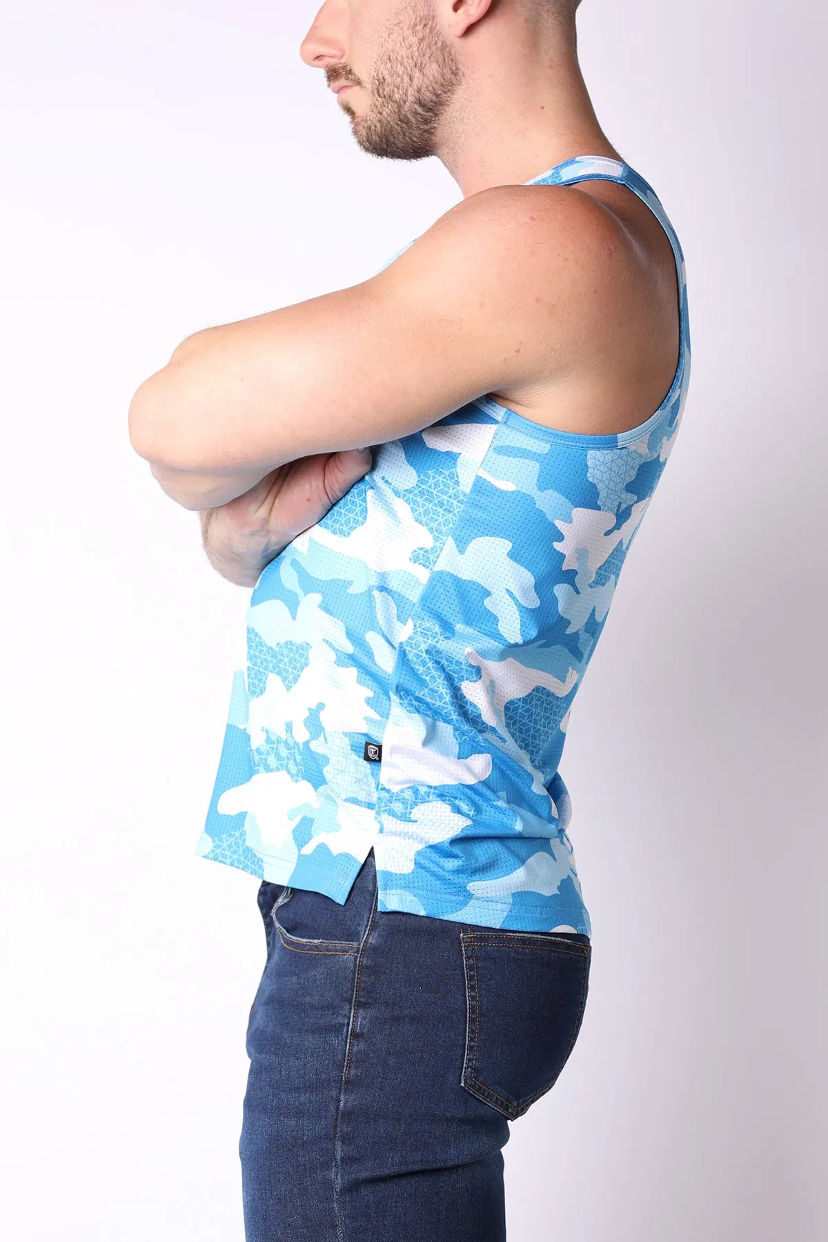 Sport-Fit Camo Cloud Tank Top **FINAL SALE**