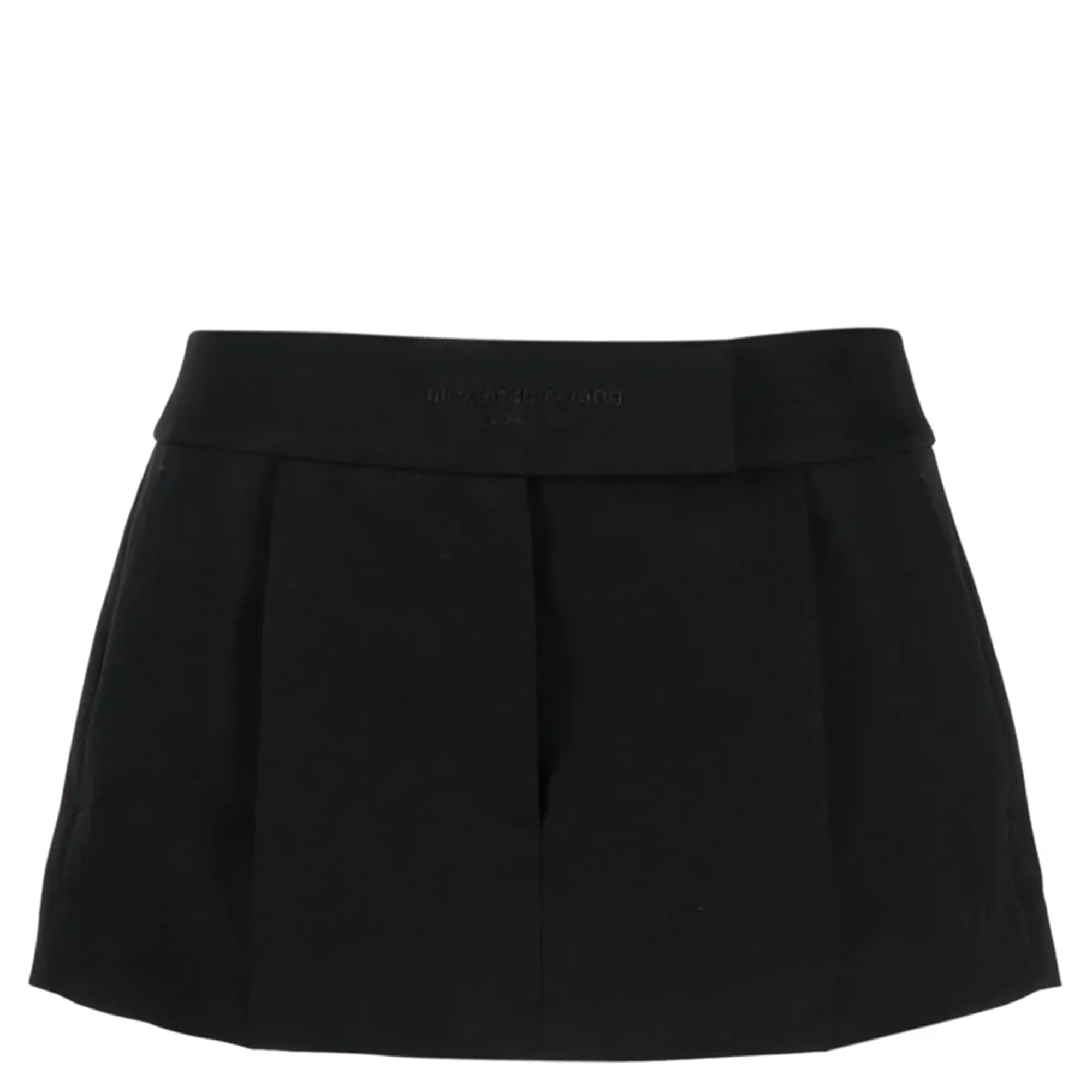 Tailored Mini Skort In Wool Tailoring