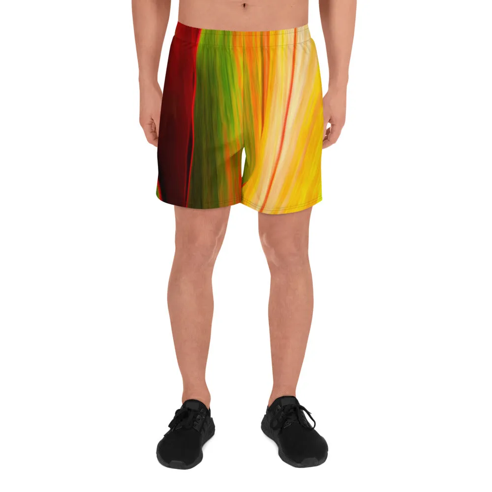 Ti Leaf 1 - Men's Athletic Long Shorts