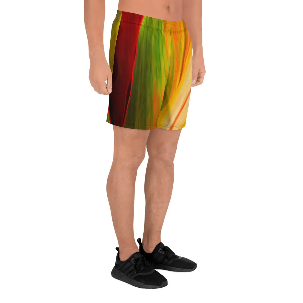 Ti Leaf 1 - Men's Athletic Long Shorts