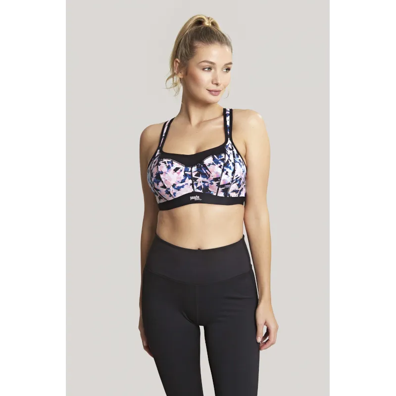 Tie Dye Geo Print Sports Bra Underwired  - Panache