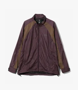 Track Jacket – Bordeaux Nylon Taffeta