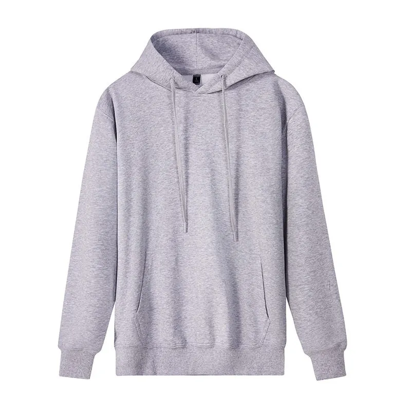 Unisex Sports Drawstring Cotton Pullover Hoodie