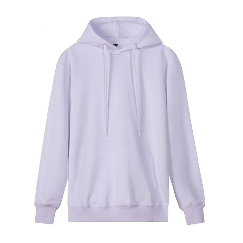 Unisex Sports Drawstring Cotton Pullover Hoodie