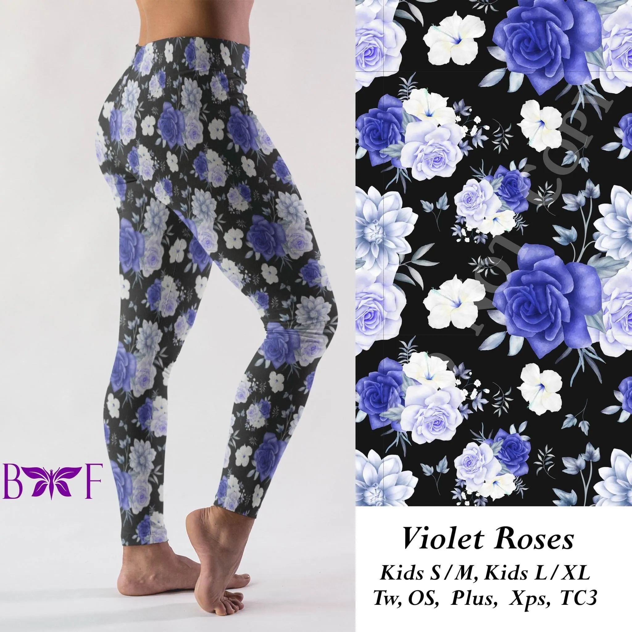 Violet Roses - Leggings & Joggers