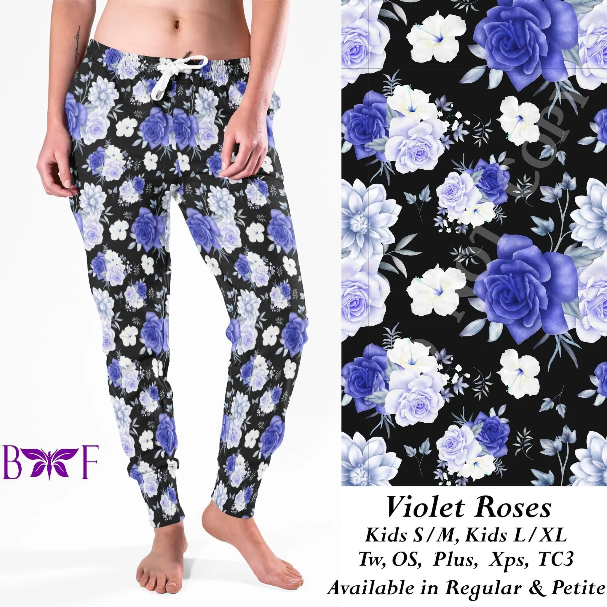 Violet Roses - Leggings & Joggers