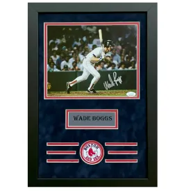 Wade Boggs Hand Signed & Framed Boston Red Sox 8x10 Photo (JSA)