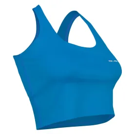 Women's 2n1 Crop'It Tank - Turquoise