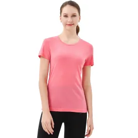 Women's Merino 150g Classic Short Sleeve T-Shirt Pink